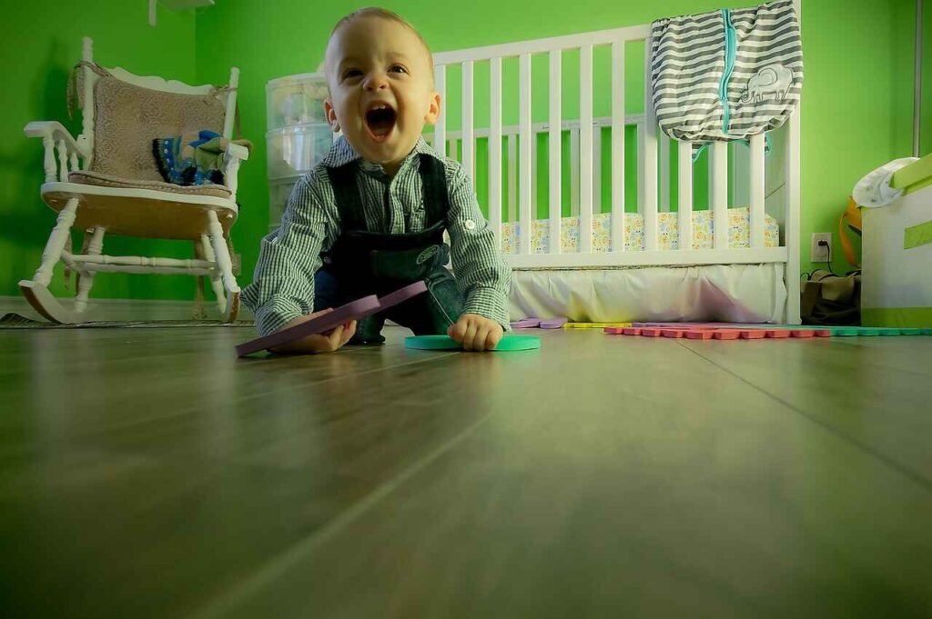 How to Keep Toddlers Busy While Working from Home: Toddler Play Area