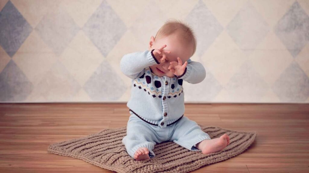Baby Sleep Cues - Rubbing Eyes