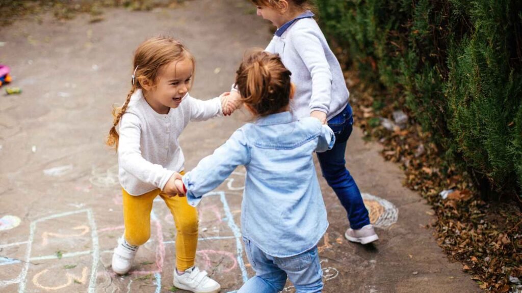Happy Kids Playing Together