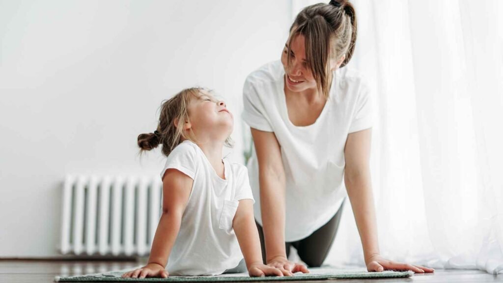 Mom Being a Role Model for Her Kid