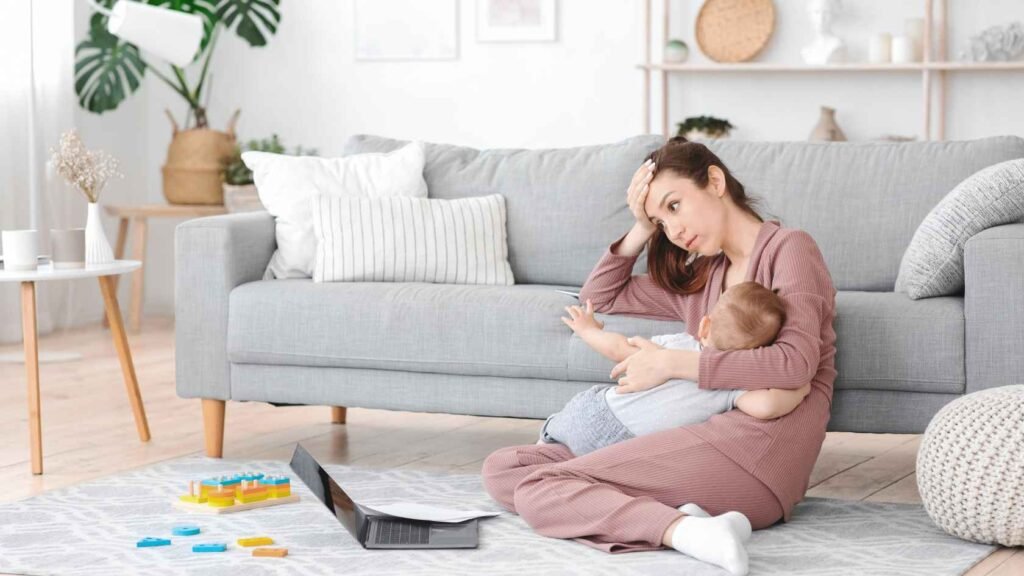 Mom Stress in Balancing Work and Baby
