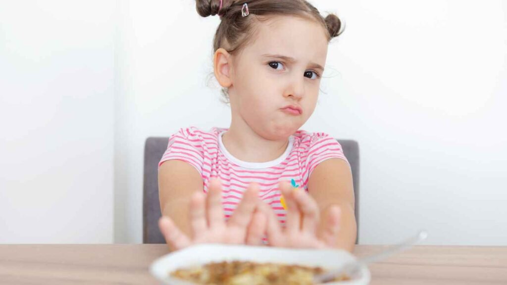 Girl Reject Food
