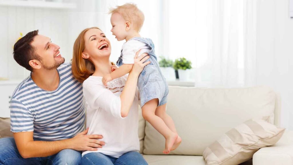 Happy Family Enjoy Time Together