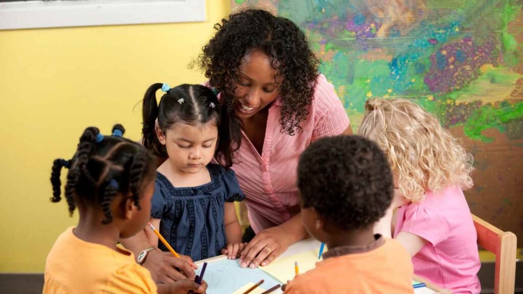 Children at a Good Daycare Happy
